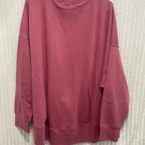 Nike Semi Cropped Crewneck Pink Size XXL Oversized NWT - Picture 5 of 5